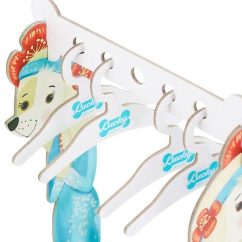 Przytulanka piesek Lucky Kiki w płaszczyku - 38cm