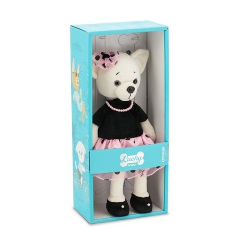 Przytulanka piesek Lucky Lili w naszyjniku - 38cm Przytulanka piesek Lucky Lili w naszyjniku - 38cm